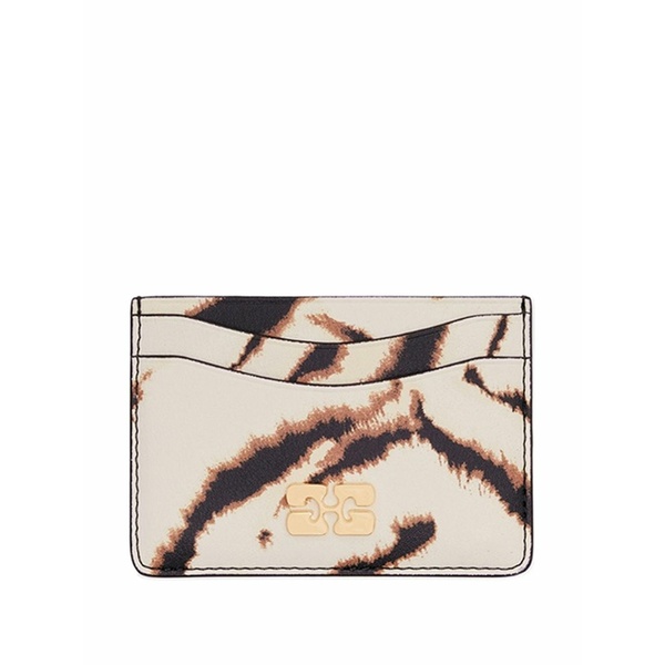 ガニー レディース 紙入れ 付属品 Bou zebra-print card holder Neutrals