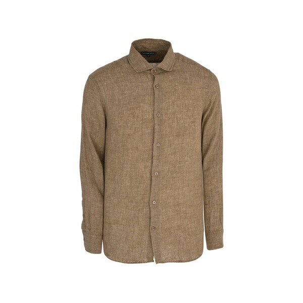 フレスコボールカリオカ メンズ プルオーバー トップス Antonio linen shirt Neutrals