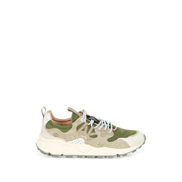 御花お山 メンズ スニーカー シューズ Yamano 3 lace-up sneakers Green