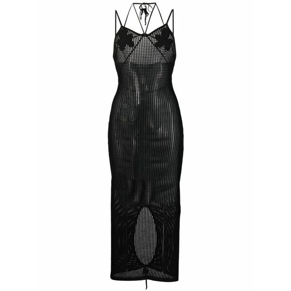アンドレダモ レディース 衣装 トップス Fishnet-knit MIDI dress Black