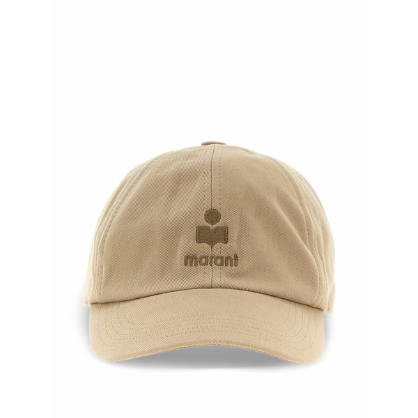 イザ呼びりん マラン レディース かぶり笠 佩び物 Embroidered-logo baseball cap Neutrals