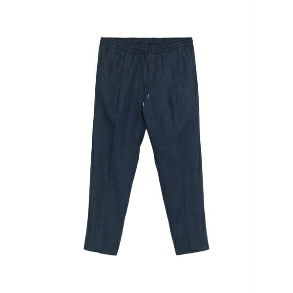 ブリ後押し 1949 メンズ 心地好いズボン下 ボトムス Drawstring elasticated-waist trousers Blue