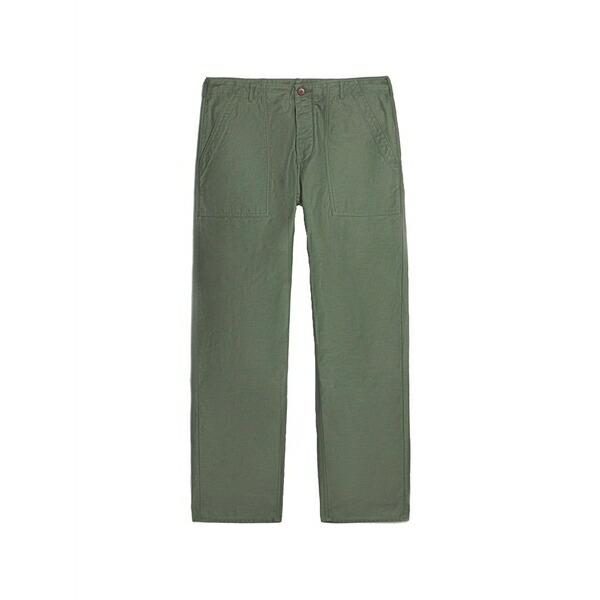 フォルテラ メンズ 心地よいズボン下 ボトムス Newfatigue patch-pocket trousers Green