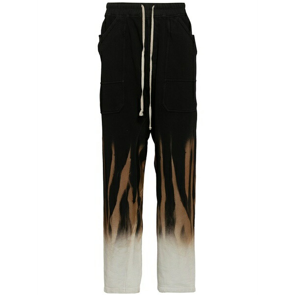 リックオウエンス メンズ カジュアルパンツ ボトムス Sun drop-crotch trousers Black｜asty 101,400円