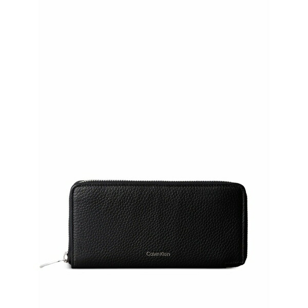 カルバンクライン メンズ 紙入れ 付属品 Zip-up wallet Black