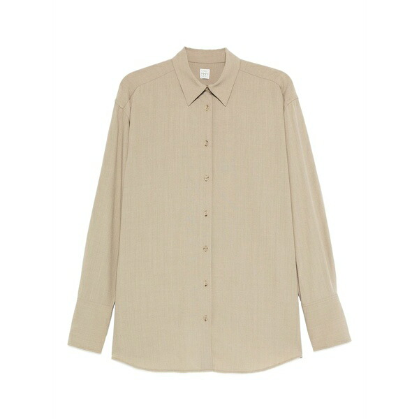 トーテム レディース ティーシャツ トップス Classic tuxedo button-down shirt Neutrals
