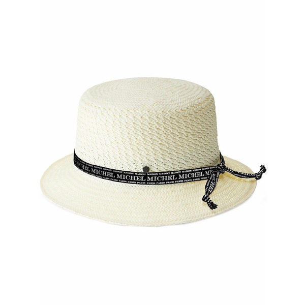 メゾンミッシェル メンズ 帽子 アクセサリー Axel sun hat White|asty