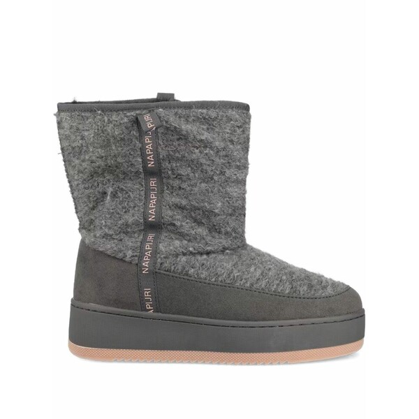 ナパピリ レディース ブーツ シューズ Fleece-lined ankle boots Grey