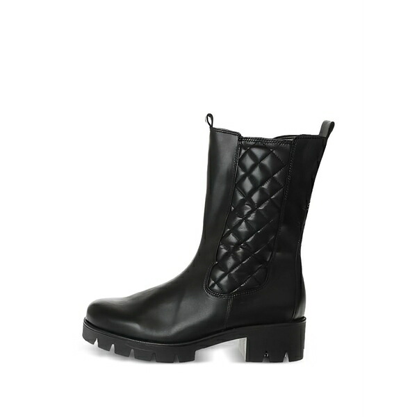 ガどんぶり鉢 レディース ブーツ シューズ Quilted-design boots Black