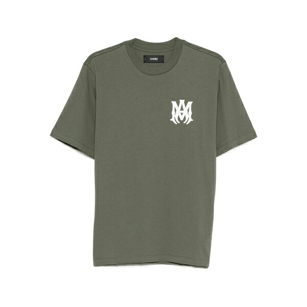 アミリ メンズ ティーシャツ トップス Ma core logo-detail t-shirt Green