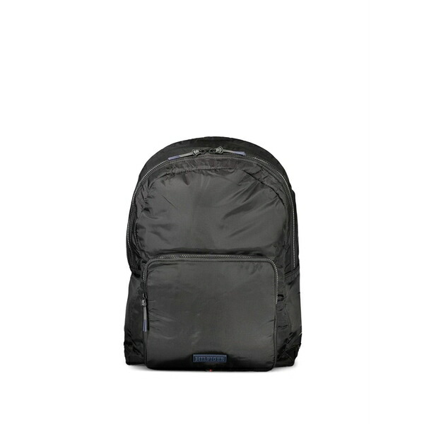 トミー ヒルフィガー メンズ うしろ側容器に並べる・背嚢 御徒面子 Logo-patch backpack Black