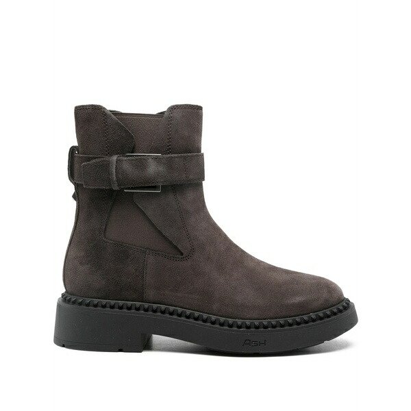死灰 レディース ブーツ シューズ 35粍 buckle strap boots Brown