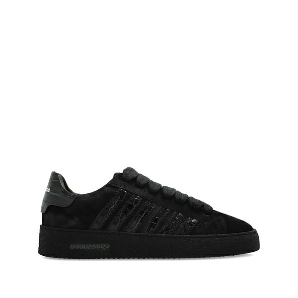 ディースクエアード メンズ スニーカー シューズ Rapper\u0027s delight panelled sneakers Black