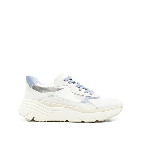 ジェオックス レディース スニーカー シューズ Diamanta panelled sneakers White