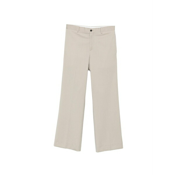 エルシー23 メンズ 心地好いズボン下 ボトムス Pressed-crease tailored trousers Neutrals