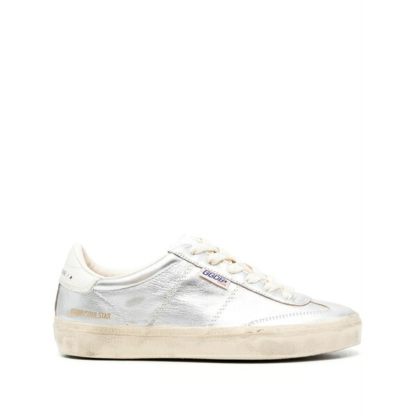 ゴールデングース レディース スニーカー シューズ Soul-star metallic leather sneakers Silver