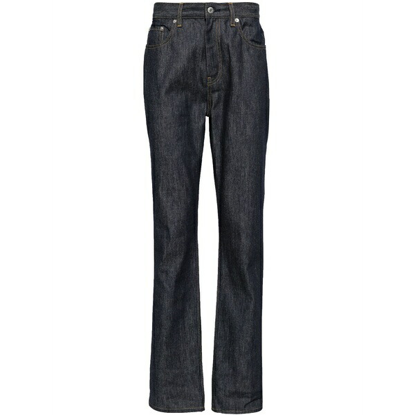 ヘルムート 言葉づかい メンズ ジーンズズボン下 ボトムス High-rise straight-leg jeans Blue