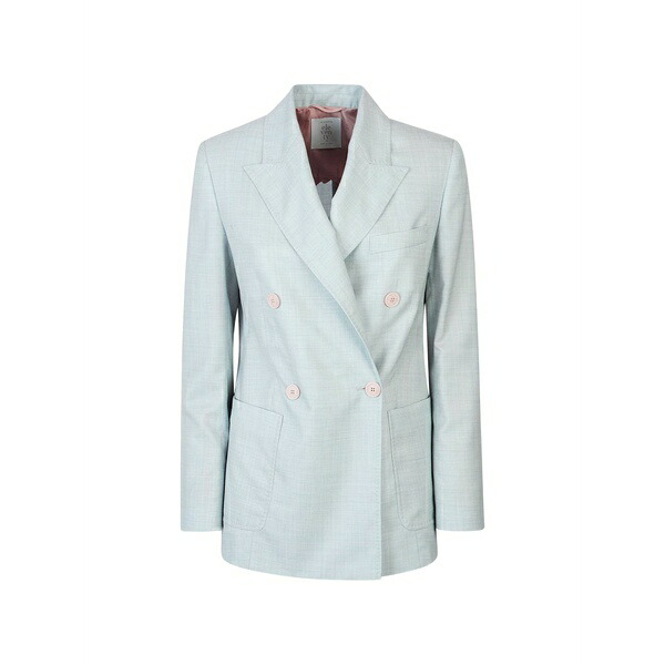 イレブンティ レディース 上衣＆上衣 アウター Double-breasted jacket Blue