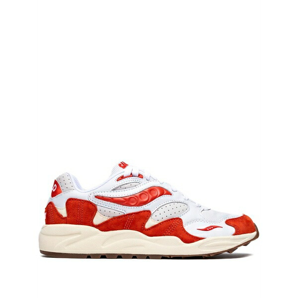 サッカニー メンズ スニーカー シューズ Grid shadow 2 sneakers Red