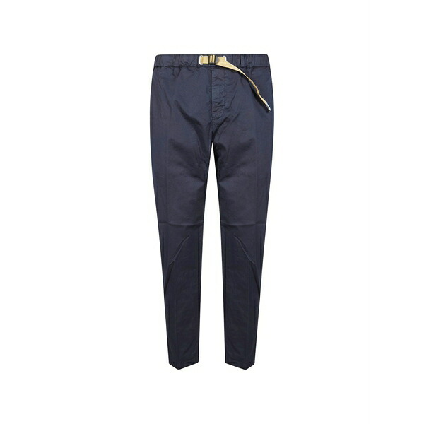 白いこと砂子 メンズ 心地好いズボン下 ボトムス Belt trousers Blue