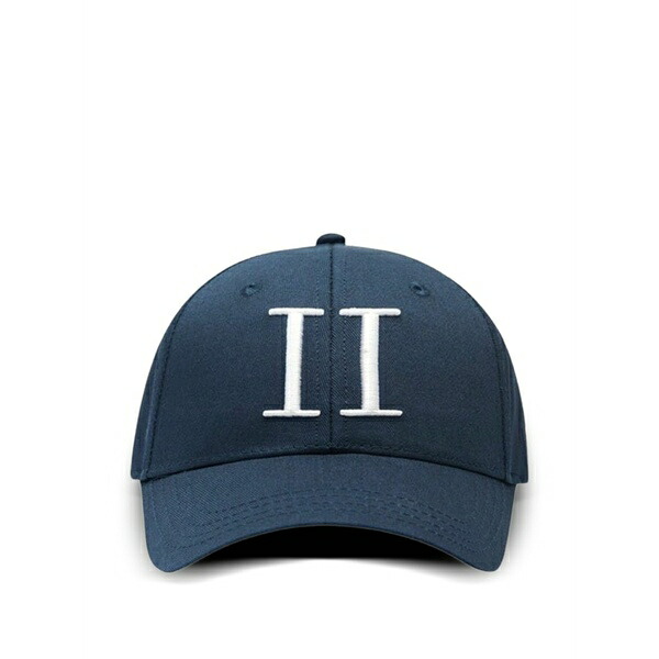 レ ドゥ メンズ 鳥打ち帽 付属物 Embroidered baseball cap Blue