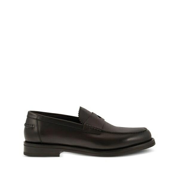 ドンカルズ メンズ スリッポン・ローファー シューズ Leather loafers Brown