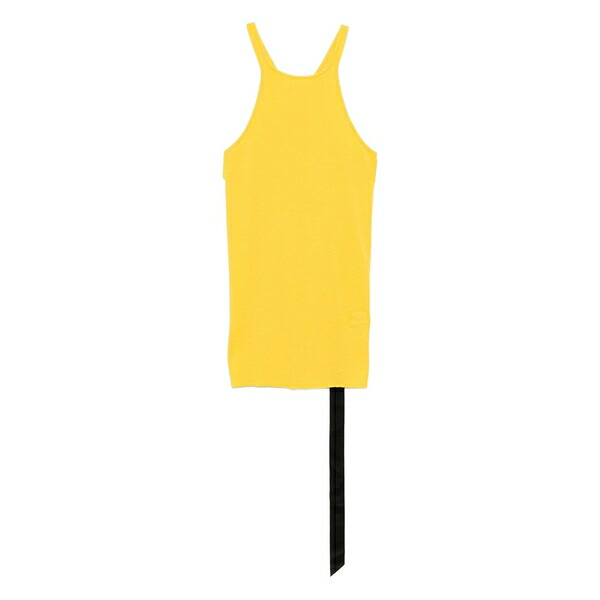 リックオウエンス レディース カットソー トップス Racer back tank top Yellow