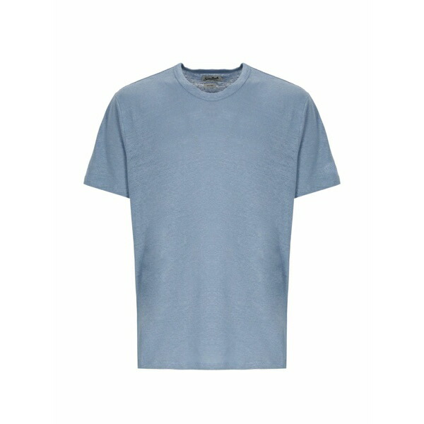 エムシーツーセイントバース メンズ ティーシャツ トップス Logo-embroidered t-shirt Blue