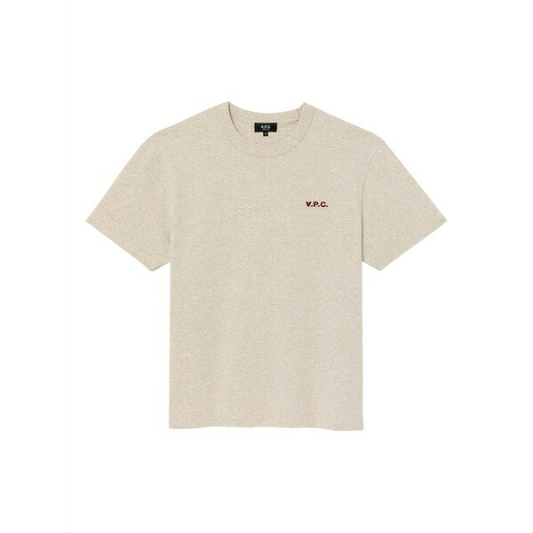アーペーセー メンズ ティーシャツ トップス Cotton t-shirt Neutrals