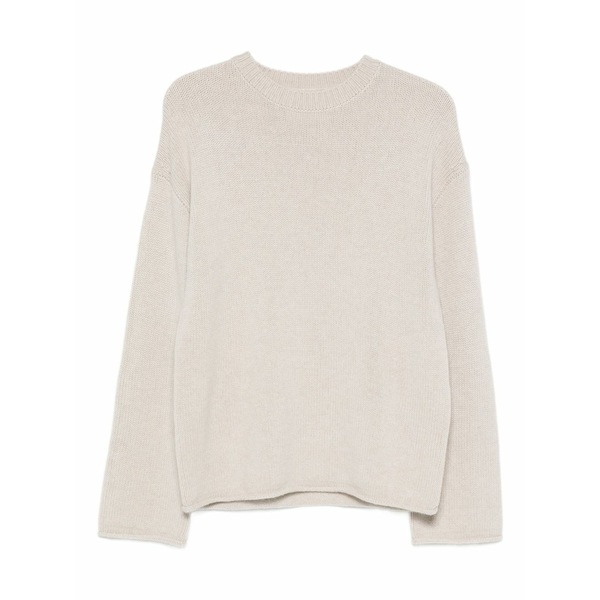リサ・ヤン レディース 編み物\u0026ティーシャツ アウター Kristy crew neck sweater Neutrals
