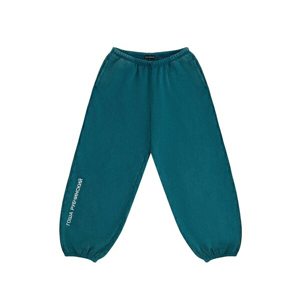 ゴーシャ ラブチンスキー メンズ カジュアルパンツ ボトムス Logo-print track pants Blue|asty