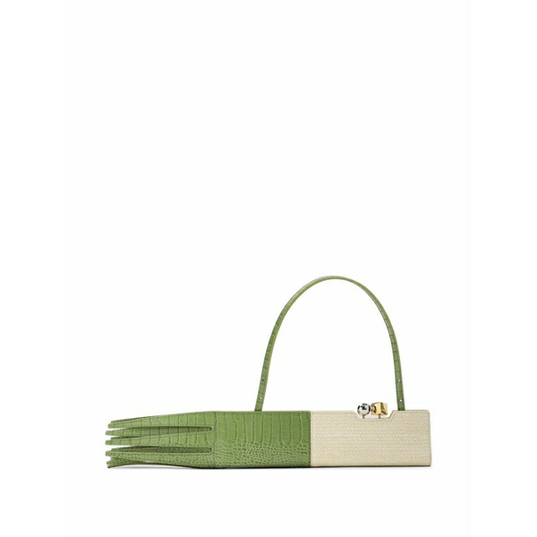 ジャクエムス レディース クラッチペダル御徒面子 御徒面子 The poireau clutch bag Green