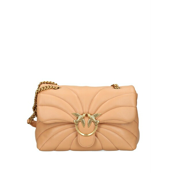 ピンコ レディース ショルダーバッグ 御徒面子 Small love puff chain-strap shoulder bag Neutrals