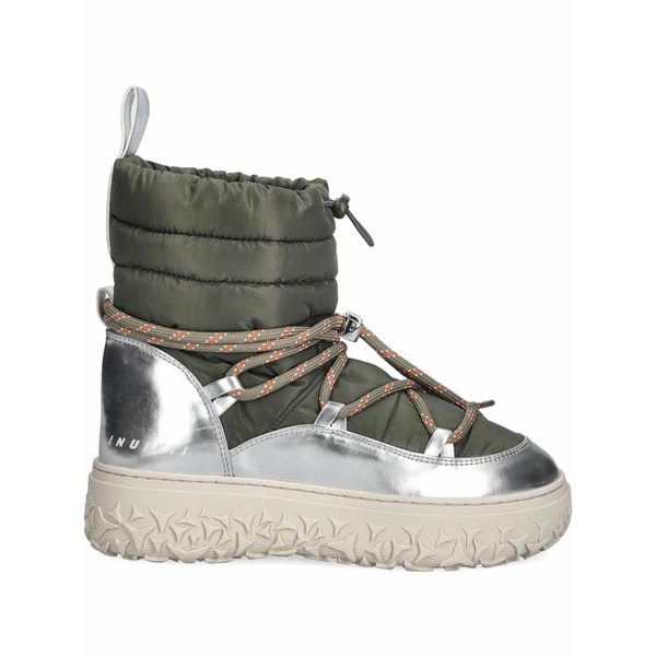 イヌイキー レディース ブーツ シューズ Technical performance padded lace-up boots Green
