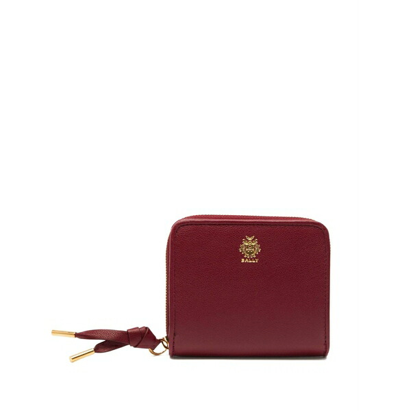 バリー レディース 金入れ 付属物 Essential logo-print coin purse Red