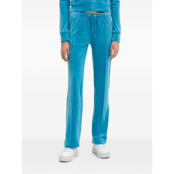 ジューシークチュール レディース 心地よいズボン下 ボトムス Jewel-embellished trousers Blue