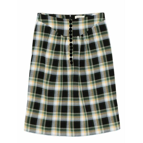シュシュ/火箸 レディース スコート ボトムス Plaid shirt Black
