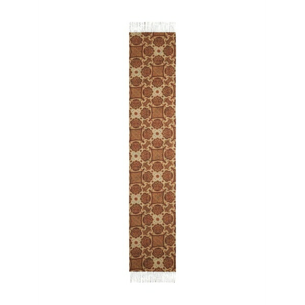 ピエール＝ルイ・マシア メンズ えり巻き・袈裟・えり巻き 付属物 Geometric-pattern fringed-edges scarf Neutrals