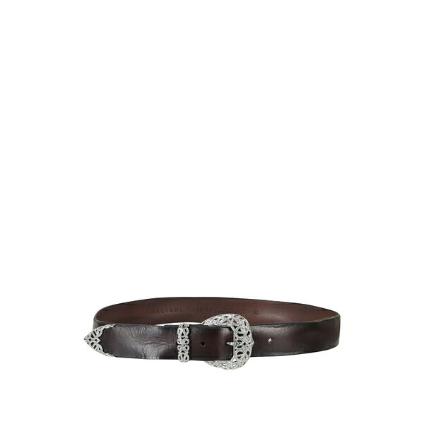 オルチアーニ レディース 三尺帯 付属物 Leather belt Brown