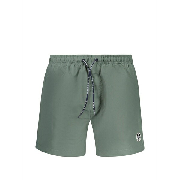 北の方大売り出し メンズ 心地よいズボン下 ボトムス Logo-patch swim shorts Green