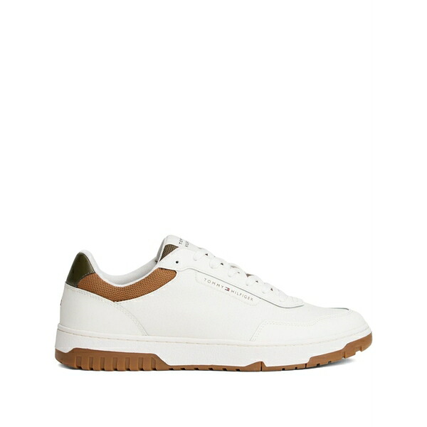 トミー ヒルフィガー メンズ スニーカー シューズ Lace-up sneakers White