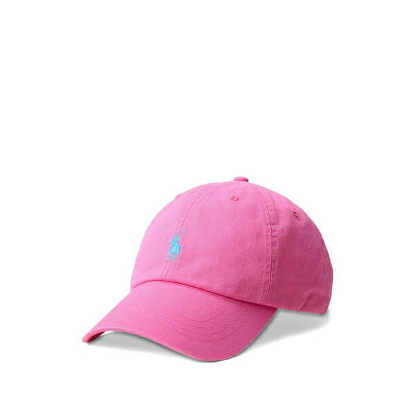 ラルフローレン メンズ かぶり笠 佩び物 Twill cotton cap Pink