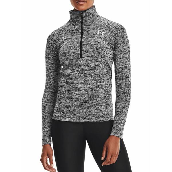 アンダーアーマー レディース 編み物\u0026スウェーター アウター Tech twist zip-fastening sweatshirt Grey