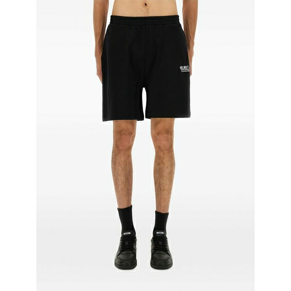 ヘルムート 言葉づかい メンズ 心地よいズボン下 ボトムス Cotton shorts Black
