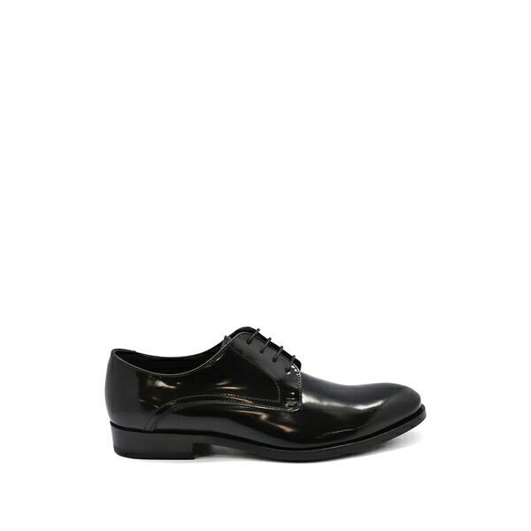 アルベルト ファッシャーニ メンズ 御召しものシューズ シューズ Leather derby shoes Black