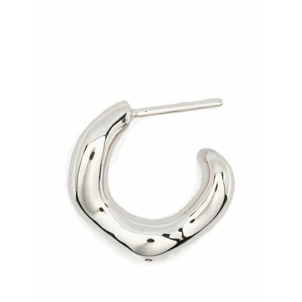 聖処女マリア 黒いこと メンズ ピアス・イヤリング 付属物 Small anil hoop earrings Silver