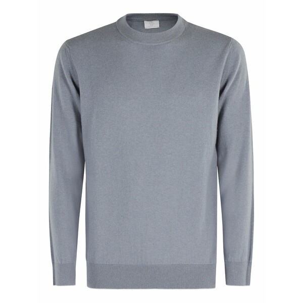 イレブンティ メンズ 編み物\u0026スウェーター アウター Cashmere crew-neck sweater Grey