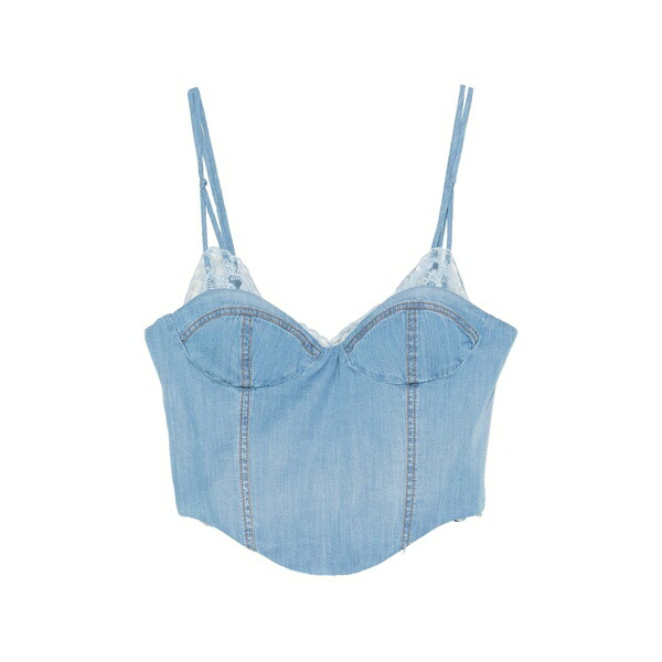 エルマンノ シェルヴィーノ レディース シャツ トップス Zipped top Blue|asty