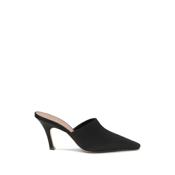 アミナモアディ レディース サンダル シューズ Jamie pointed-toe mules Black｜asty