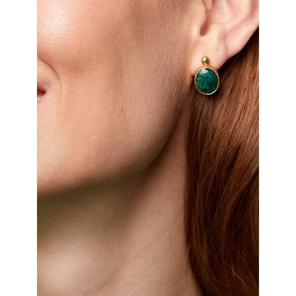 オットマンハンズ レディース ピアス&イヤリング アクセサリー Siena labradorite earrings Gold|asty